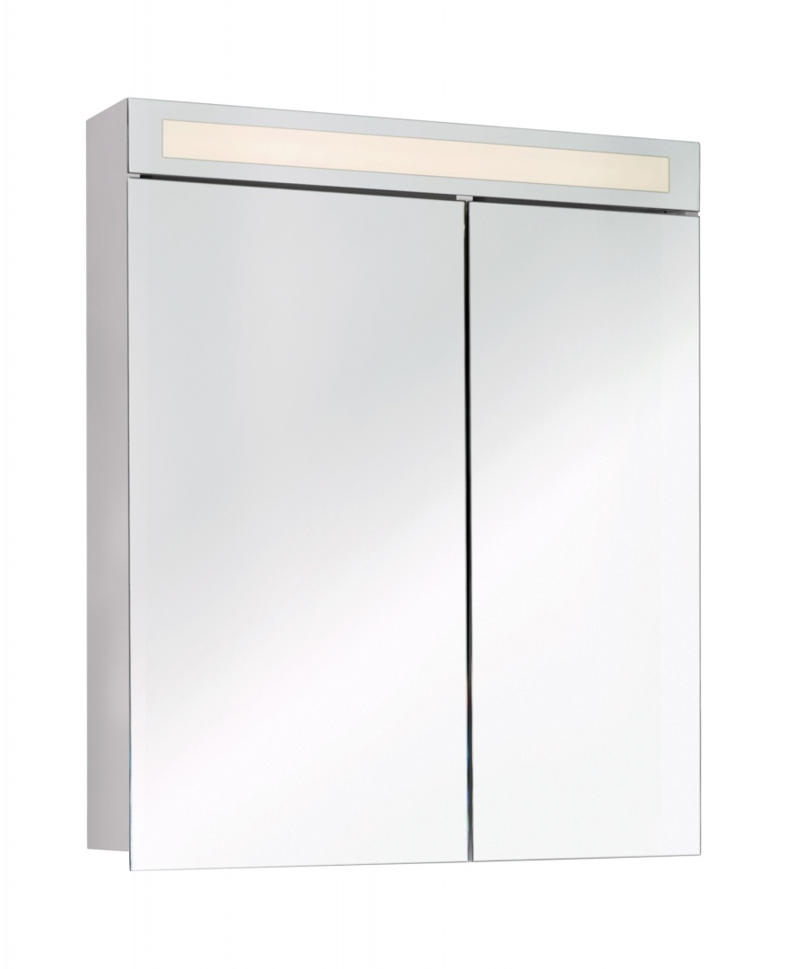 Зеркальный шкаф Dreja.eco Uni 700*811 мм (LED) (белый)