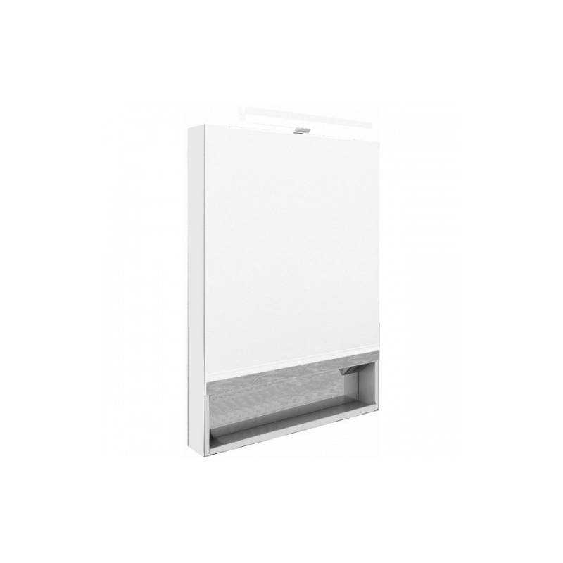 Зеркальный шкаф Roca The Gap 80 см (белый глянец) ZRU9302887