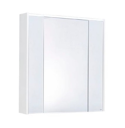 Зеркальный шкаф Roca Ronda 80 см (бетон/белый глянец) ZRU9303009