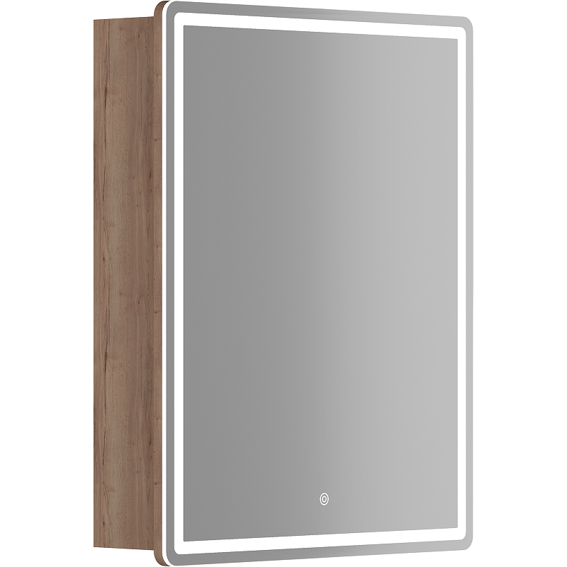 Зеркальный шкаф Sancos Mirror MI60EG 590*740 мм (LED) дуб галифакс