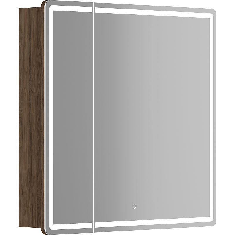 Зеркальный шкаф Sancos Mirror MI80ECH 790*740 мм (LED) дуб чарльстон