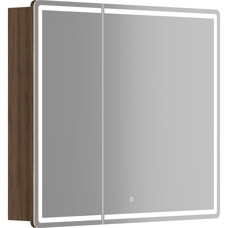 Зеркальный шкаф Sancos Mirror MI90ECH 890*740 мм (LED) дуб чарльстон