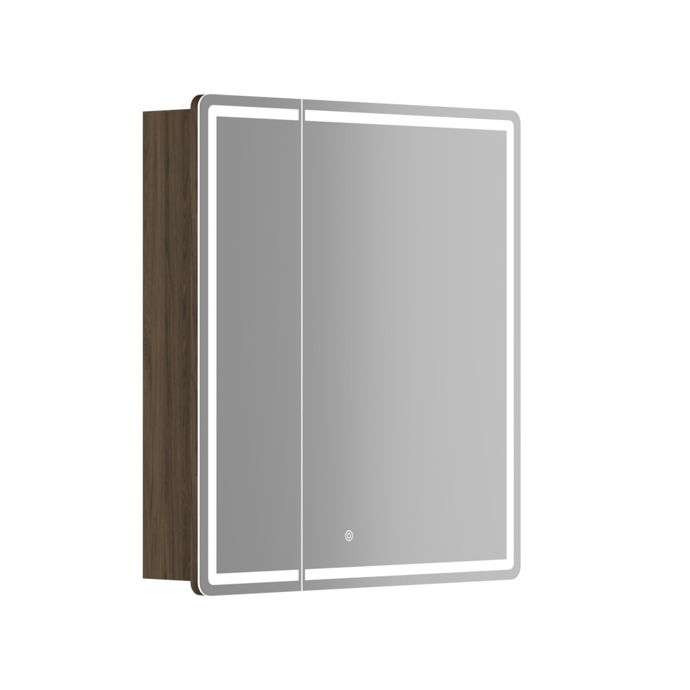 Зеркальный шкаф Sancos Mirror MI70ECH 690*740 мм (LED) дуб чарльстон