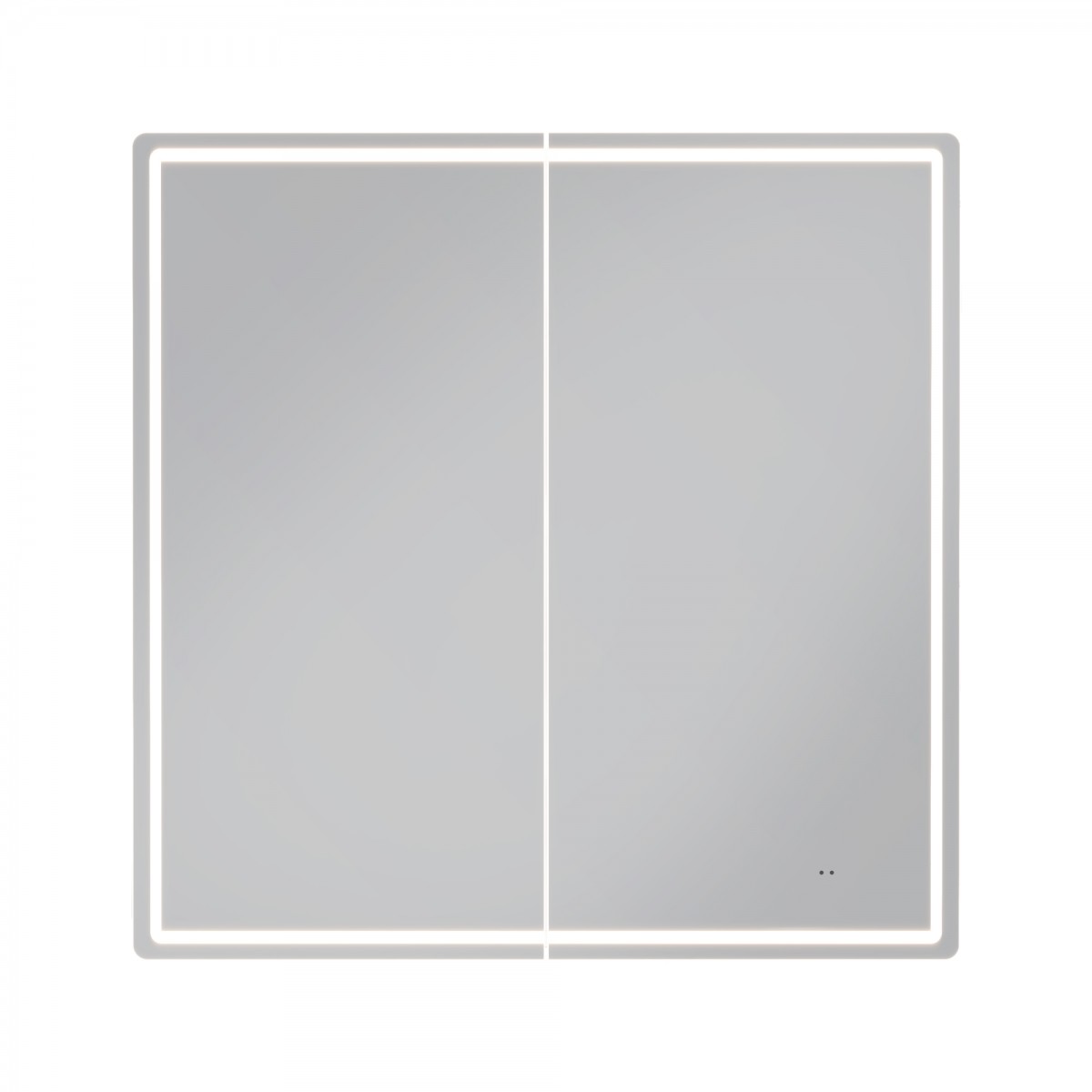 Зеркальный шкаф Vigo Geometry Classic 118 796*790 мм (LED) белый