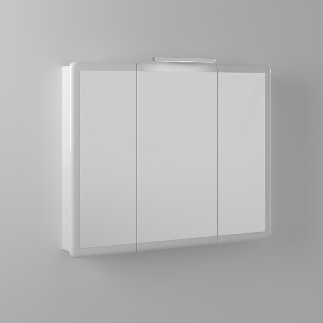 Зеркальный шкаф Briz Estel 221 02-28100-00 00 БЕЛ 1003*800 мм (белый)