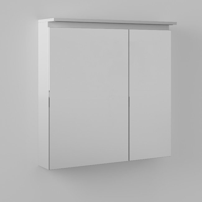 Зеркальный шкаф Briz City 232 02-28080-00 00 БЕЛ 806*730 мм (белый)