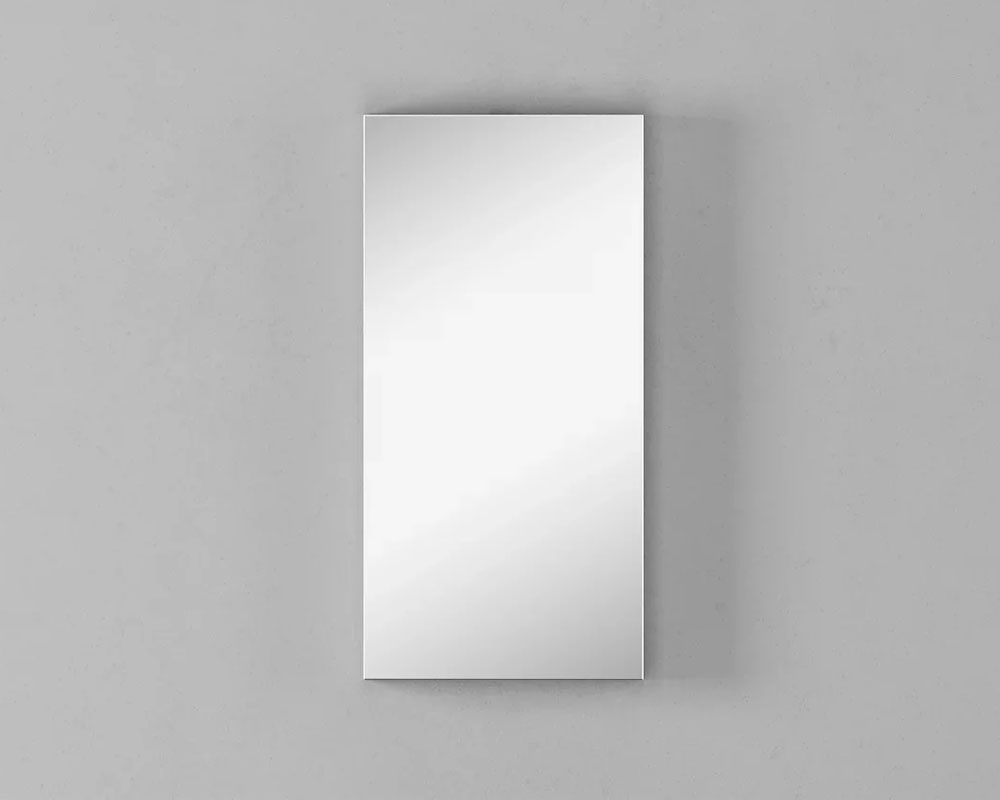 Зеркальный шкаф Velvex Unit 470*950 мм (белый матовый)