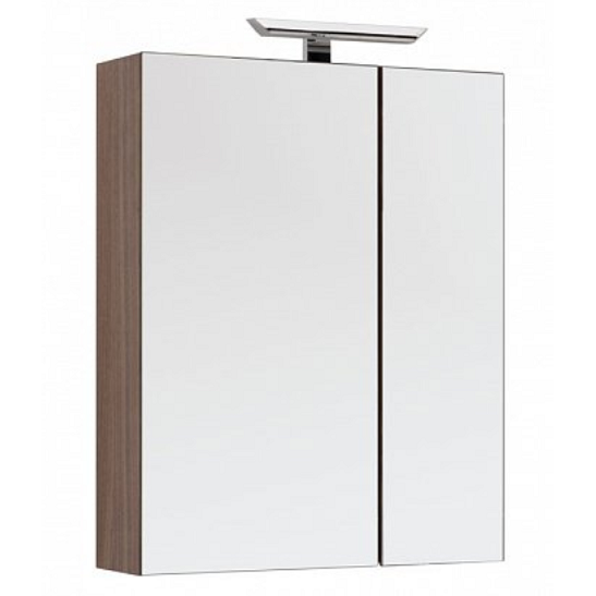 Зеркальный шкаф Aquanet Нью-Йорк 70 см (шпон/орех)
