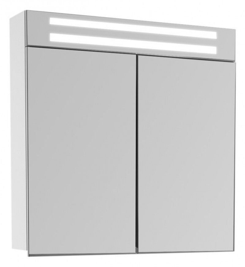Зеркальный шкаф Aquanet De Aqua Эколь 75 см (белый)