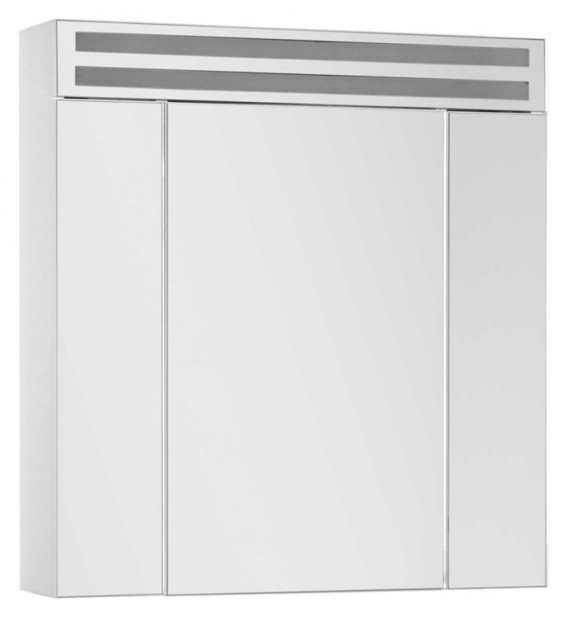 Зеркальный шкаф Aquanet De Aqua Эколь 80 см (белый)