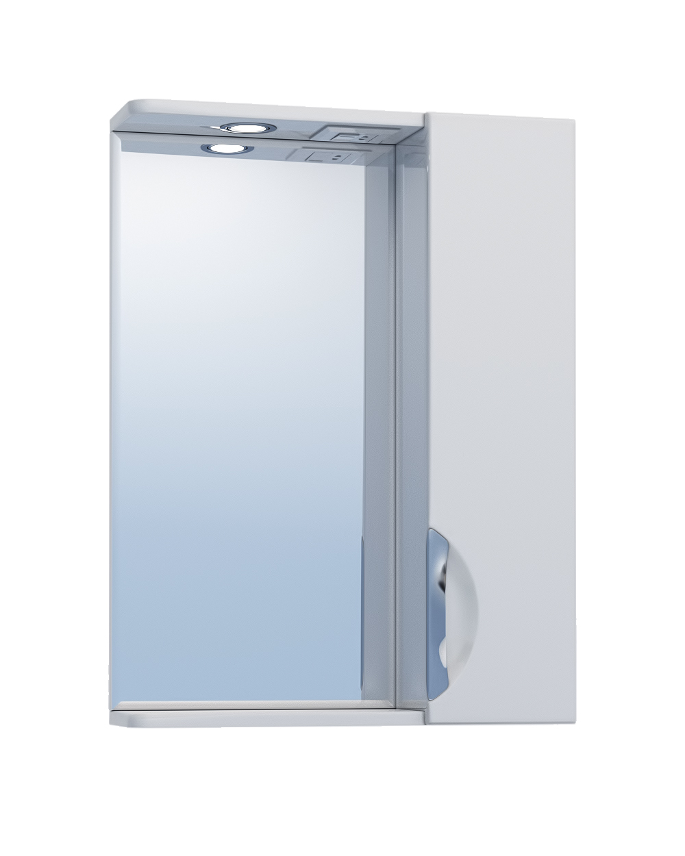 Зеркальный шкаф Vigo Callao 600*700 мм (LED) белый R