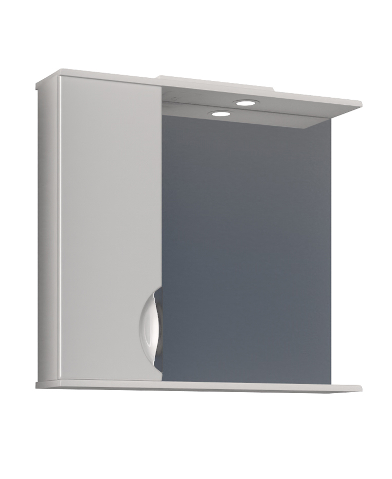 Зеркальный шкаф Vigo Callao 800*700 мм (LED) белый L