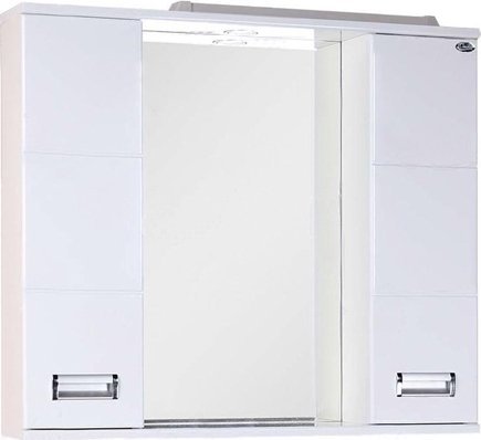 Зеркальный шкаф Onika Балтика 800*712 мм (LED) белый