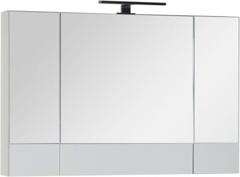 Зеркальный шкаф Aquanet Верона 100 см камерино (белый)