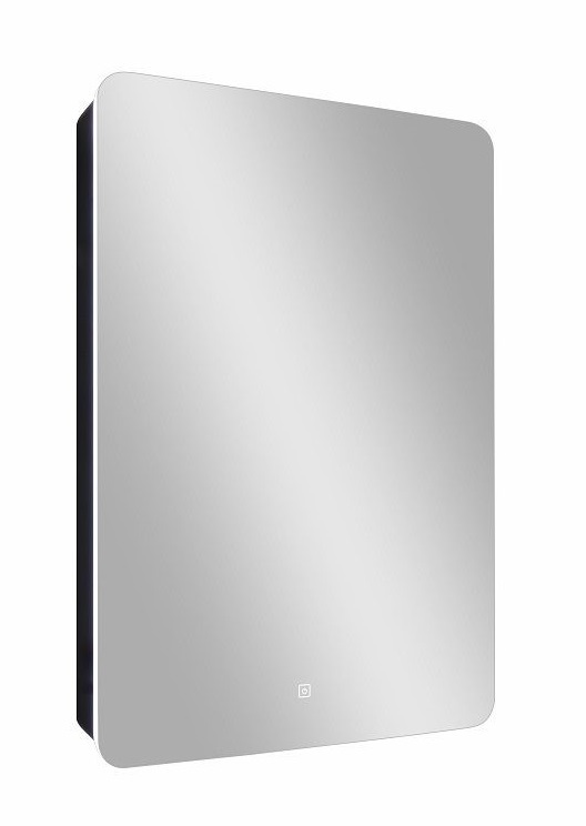 Зеркальный шкаф Art&Max Lecce AM-Lec-560-850-1D-R-DS-F-Nero 568*858 мм (LED) R