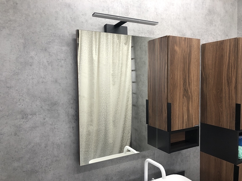 Зеркальный шкаф Comforty Штутгарт 00004151038 90 см (дуб тёмно-коричневый)