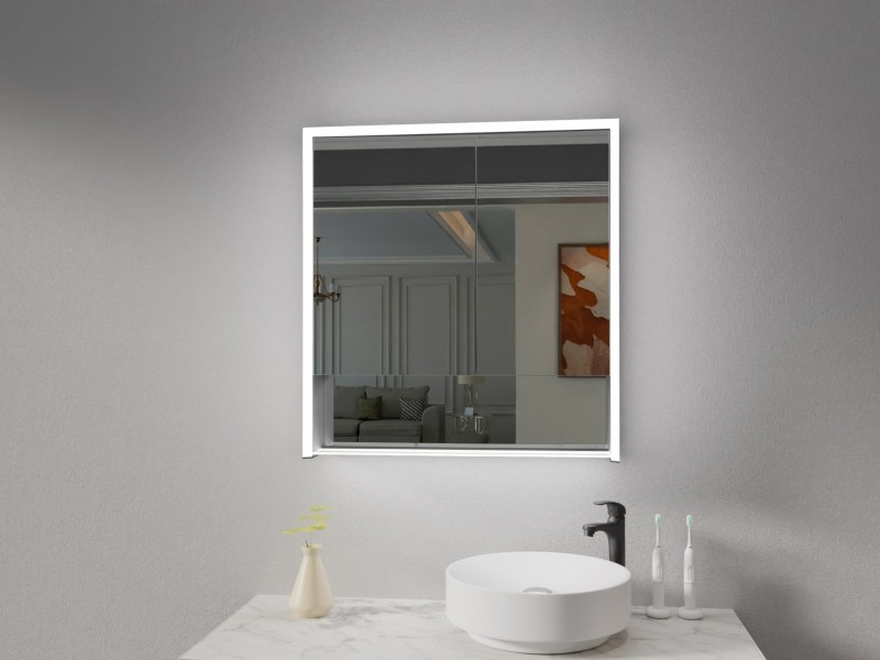 Зеркальный шкаф Esbano ESMT3828D 800*850 мм (LED,подогрев)