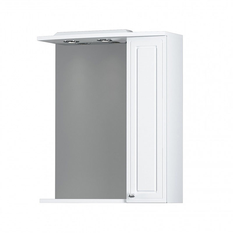 Зеркальный шкаф Damixa Palace One M41MPR0601WG 600*750 мм (LED) белый R