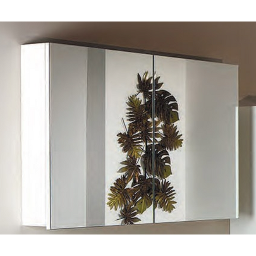 Зеркальный шкаф ArmadiArt Vallessi 546-W 1000*650 мм (LED) белый