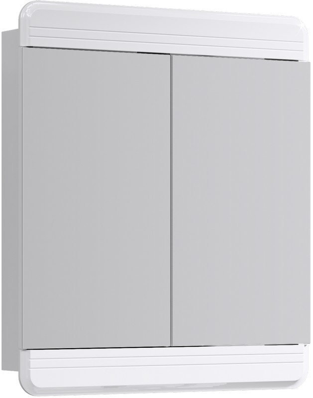 Зеркальный шкаф Aqwella Корсика Kor.04.06 600*850 мм (белый)