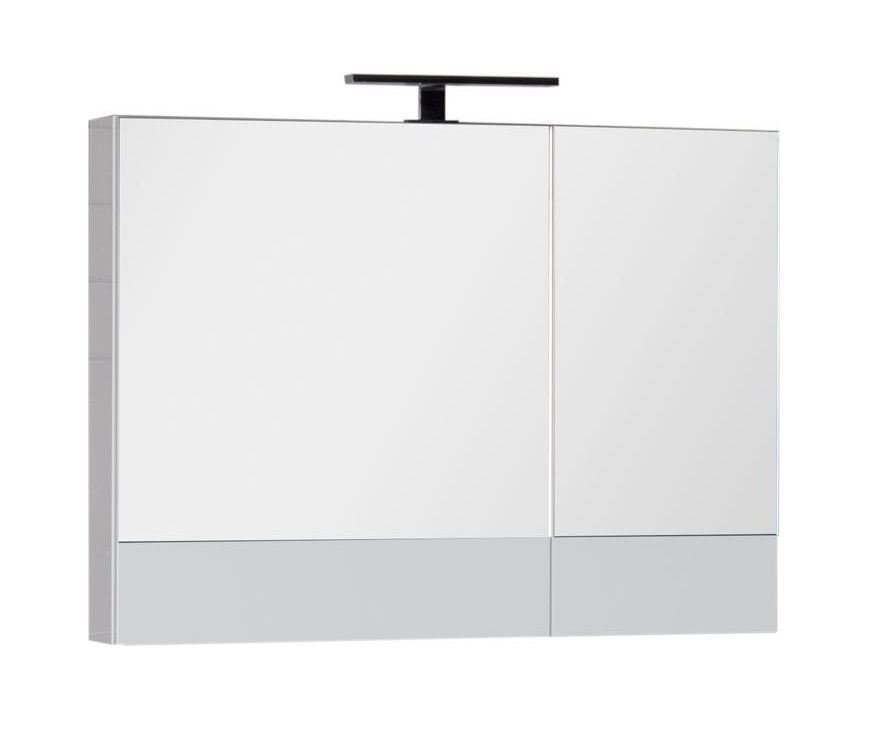 Зеркальный шкаф Aquanet Нота 90 см камерино (белый глянец)