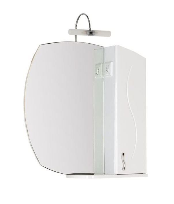 Зеркальный шкаф Aquanet Моника 75 см (белый)