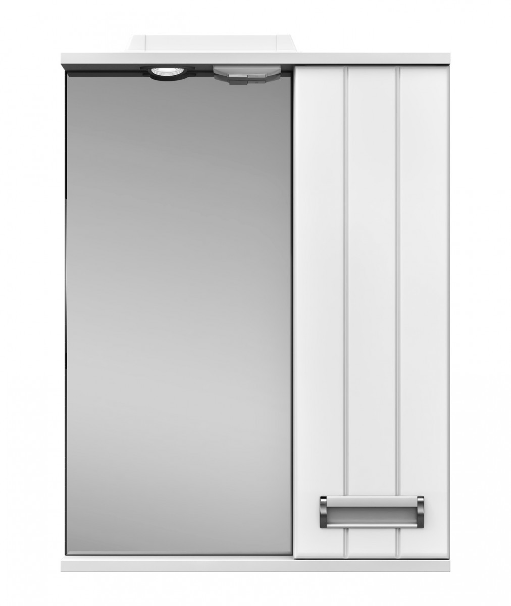 Зеркальный шкаф Vigo Diana 525*700 мм (LED) белый R