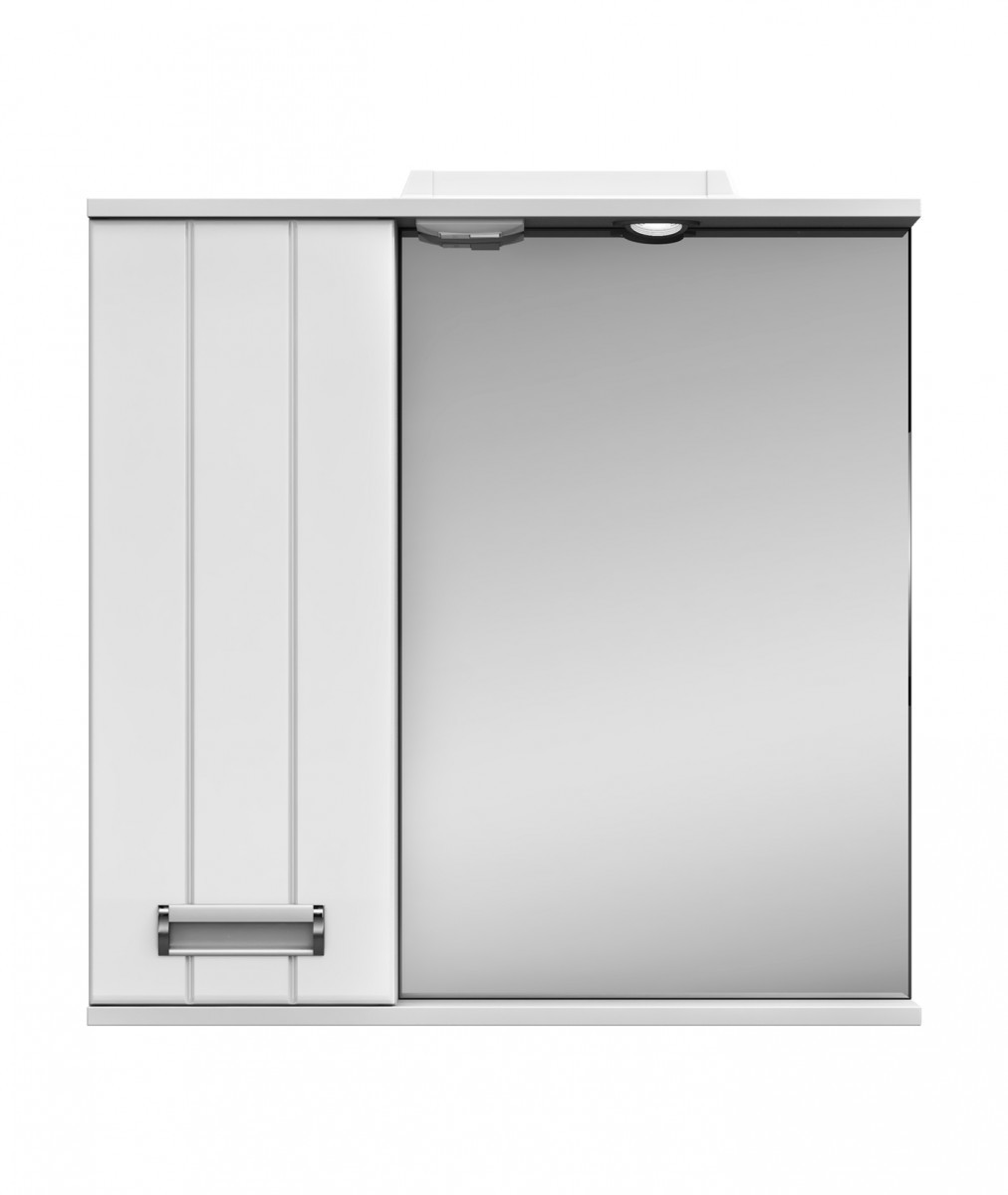 Зеркальный шкаф Vigo Diana 705*700 мм (LED) белый L
