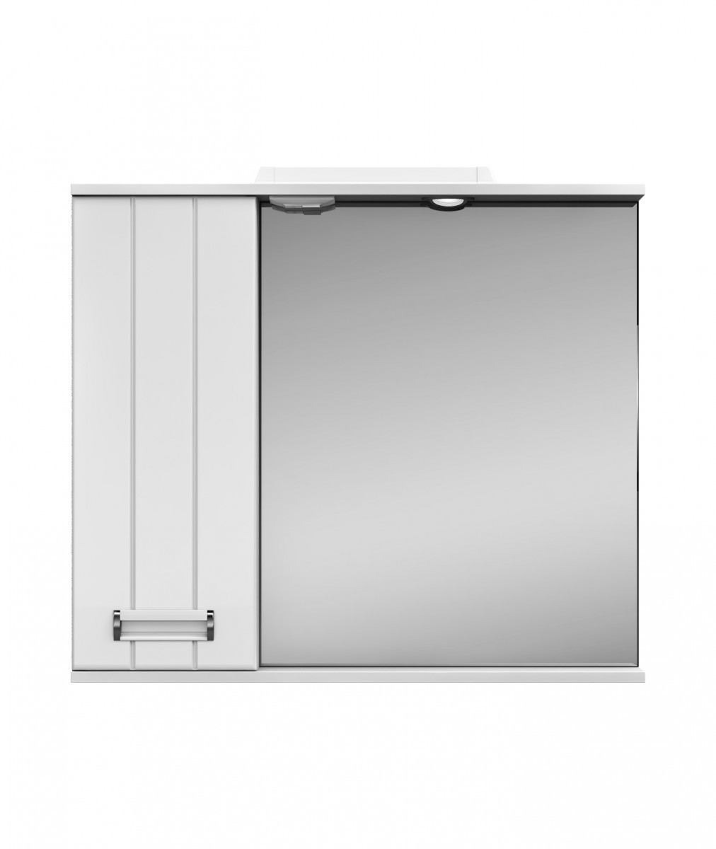 Зеркальный шкаф Vigo Diana 805*700 мм (LED) белый L