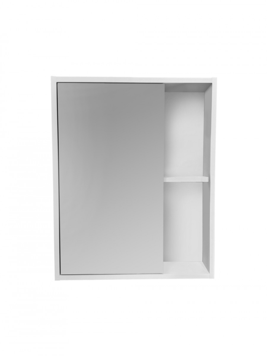 Зеркальный шкаф Runo ЭкоНова 00-00004675 520*650 мм (серый)