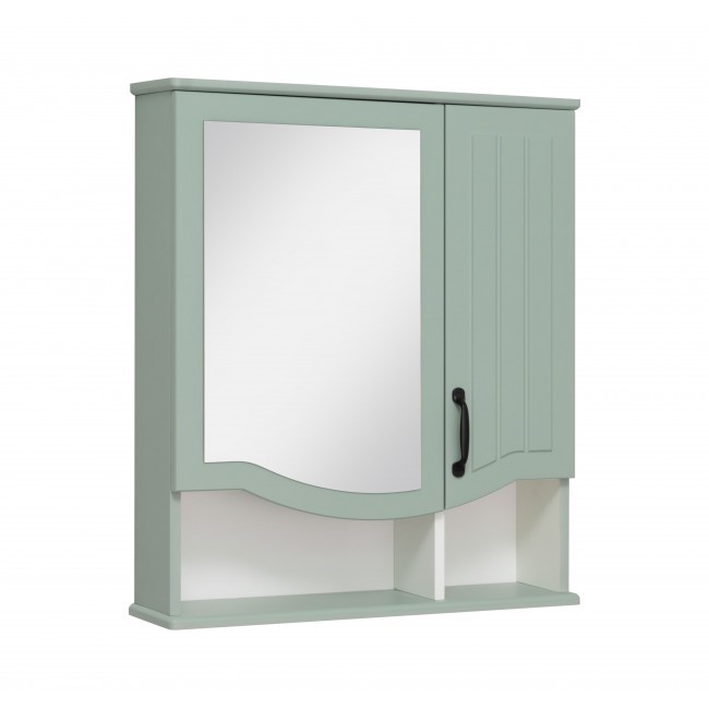 Зеркальный шкаф Runo Марсель 00-00001060 65 см (мята)