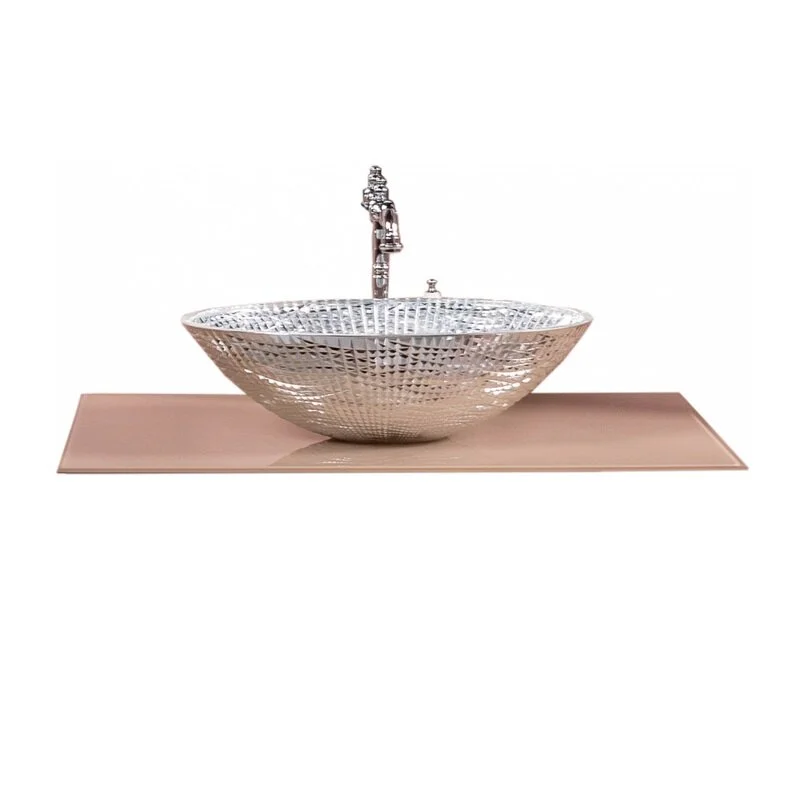 Столешница под раковину ArmadiArt Lucido 853-100-CP Lucido 100 см (капучино)