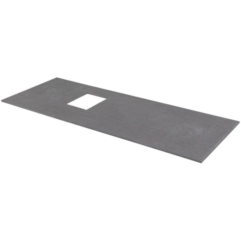 Столешница под раковину Allen Brau Infinity 1.21015.GR-S 120 см (графит структ) L