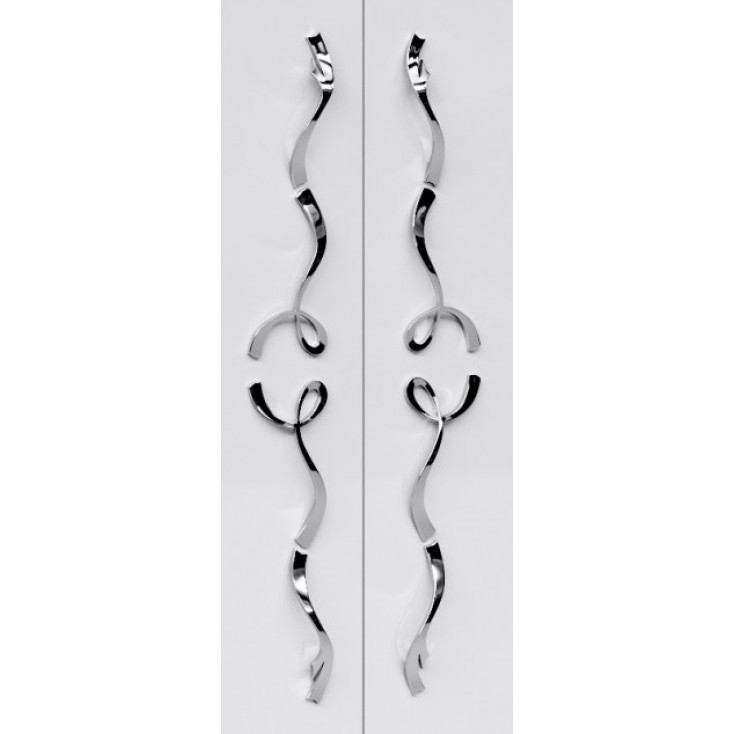 Комплект ручек Aqwella Clarberg Due amanti 8 шт DUER8CR (хром)