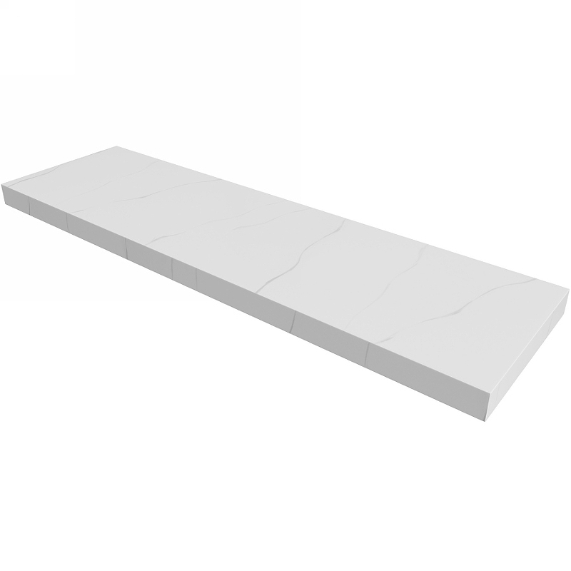 Столешница под раковину ArmadiArt Flat 869-160-CLCT 161 см (белый мрамор)