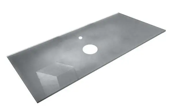 Столешница под раковину ArmadiArt NeoArt 853-100-SLF 100 см (серебро поталь)