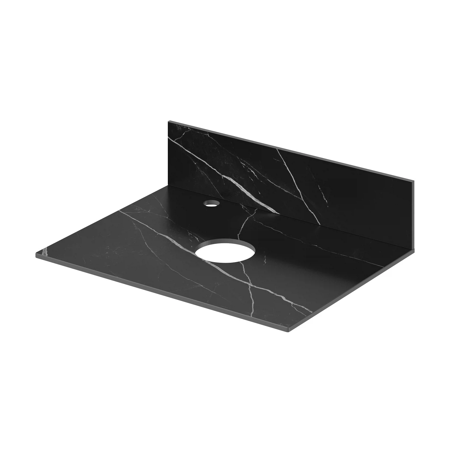 Столешница под раковину Итана Mari 4657810330467 60 см (черный мрамор)