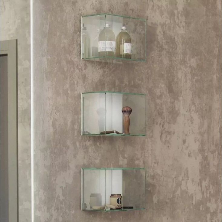 Полка стеклянная Velvex Felay 225 мм