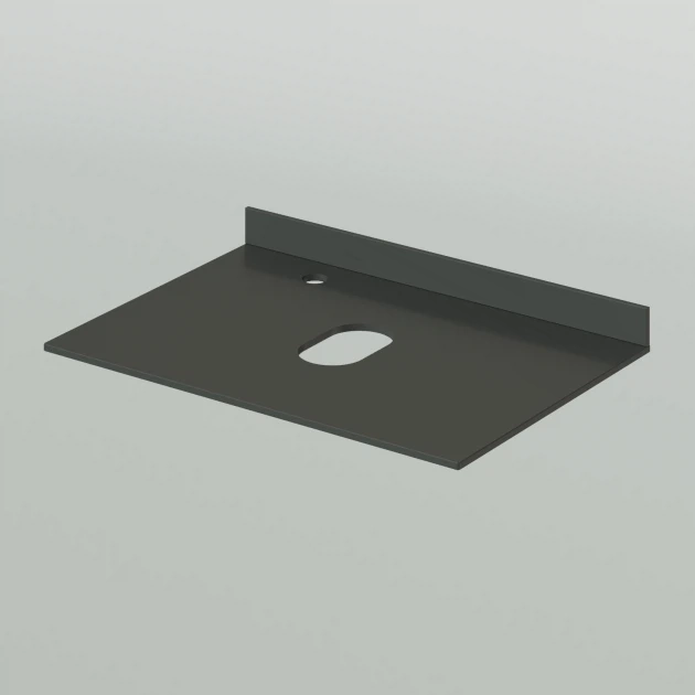 Столешница под раковину Итана Mari 4657784352267 65 см (черный матовый)