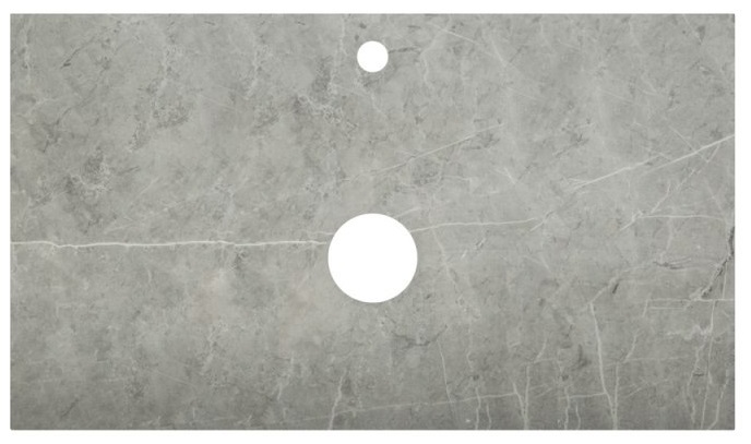 Столешница под раковину BelBagno KEP-90-MGL 90 см (серый мрамор)