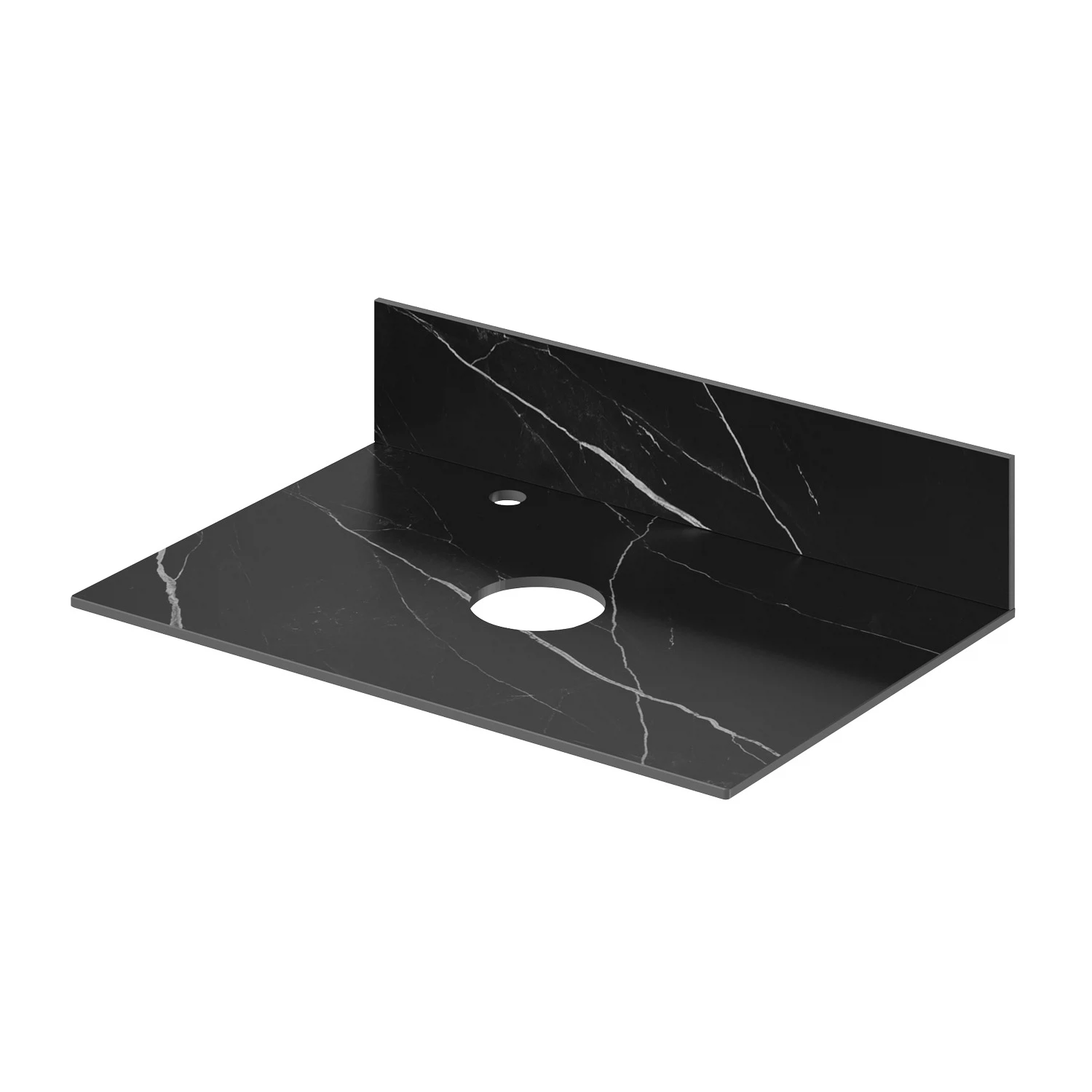 Столешница под раковину Итана Mari 4657810330504 70 см (черный мрамор)
