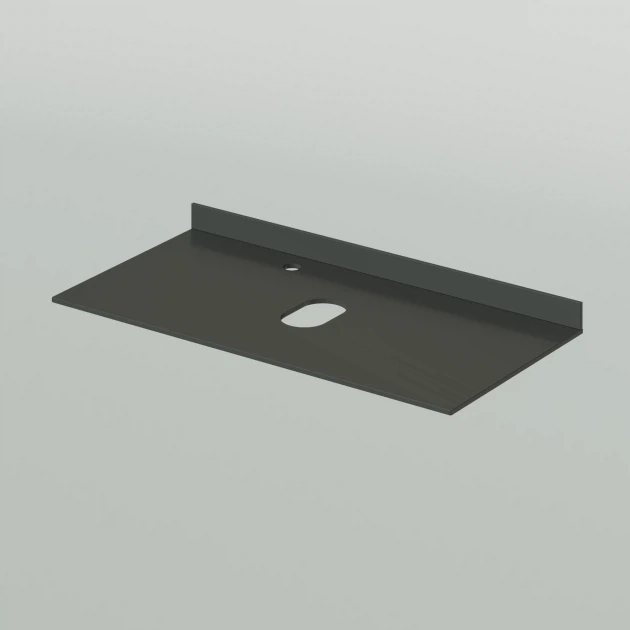 Столешница под раковину Итана Mari 4657784352243 90 см (черный матовый)