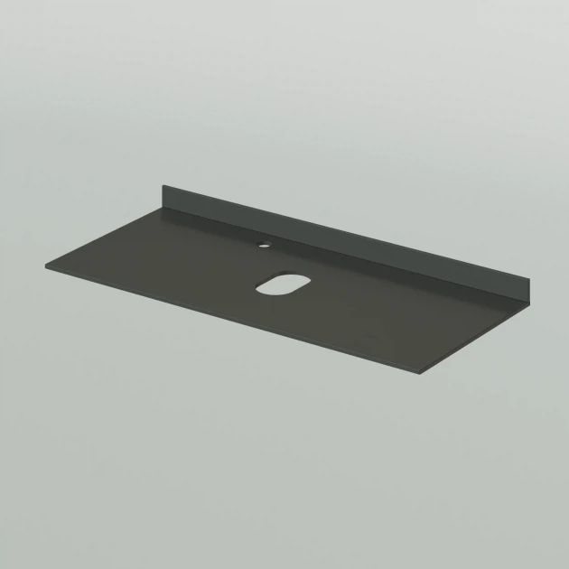 Столешница под раковину Итана Mari 4657784352212 100 см (черный матовый)