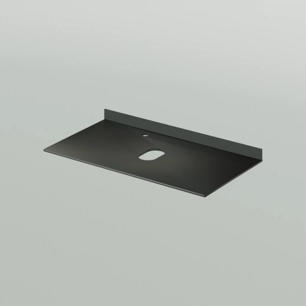 Столешница под раковину Итана Plane 4657784351819 90 см (черный матовый)