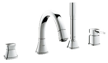 Смеситель на борт ванны Grohe Grandera 19936000 (хром)