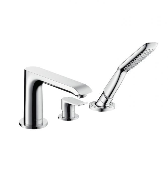 Смеситель на борт ванны Hansgrohe Metris 31190000 (хром)