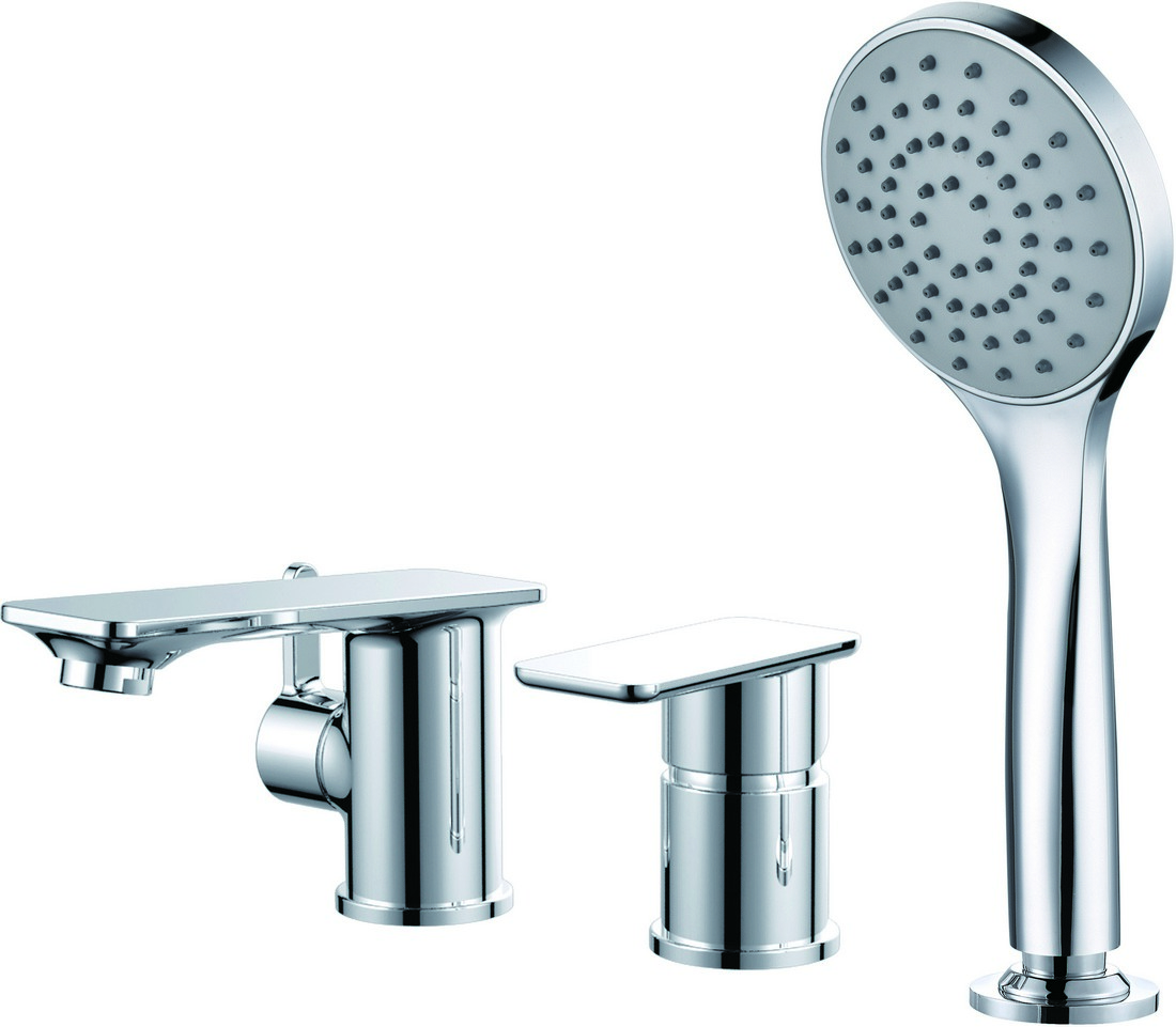 Смеситель на борт ванны Rush Bruny BR4335-333 (хром)