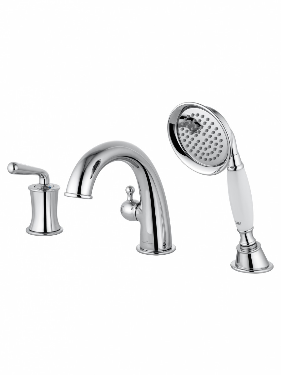 Смеситель на борт ванны Wonzon & Woghand STEAM WW-88659008-CR (хром)