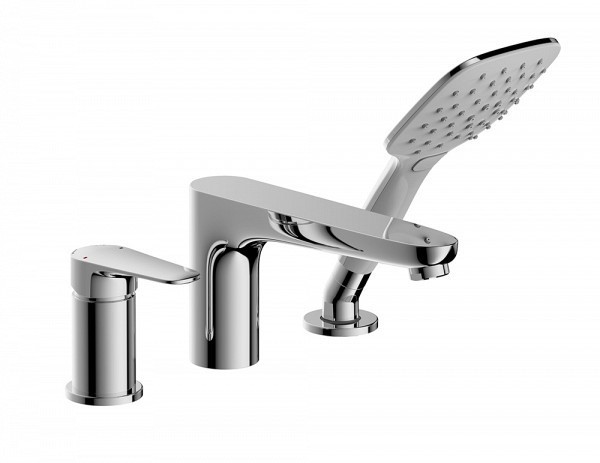 Смеситель на борт ванны Bravat Iguassu F5173218CP-1-RUS (хром)