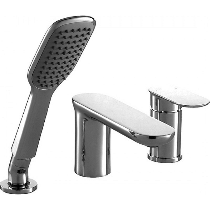 Смеситель на борт ванны Bravat Gina F565104C-2-ENG (хром)